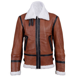 Vente flash : Veste en cuir pour homme 100% cuir, fabrication en gros, logo brodé personnalisé, vestes en cuir PU, fermeture éclair, manteau pour homme - Product Image 1