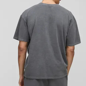 เสื้อยืดผู้ชาย เสื้อเชิ้ตผู้ชาย MOQ ต่ำ ราคาถูก ผ้าฝ้าย 100% แบบเรียบ พิมพ์ลายกราฟิก เสื้อยืดแขนสั้นผู้ชายทรงโอเวอร์ไซส์ - Product Image 3