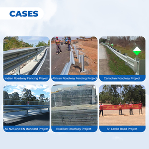 Fábrica Fabricante Zinc Steel Thrie Beam Guard Rail <span class=keywords><strong>Guardrail</strong></span> para Proteção Rodoviária Confiável em Rodovias - Product Image 4