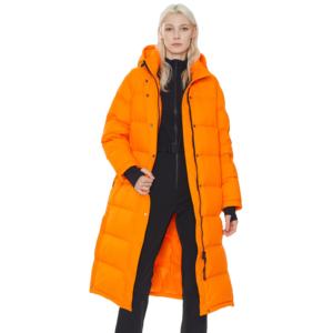 Veste d'hiver à manches longues pour femmes Zip Puffer Jacket Poches Baggy Short Down Coat Crop Jacket femme doudoune - Product Image 2