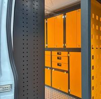 Sistemi di Scaffalature Modulari per Furgoni DETAY OEM/OBM di Alta Qualità, Facilmente Assemblabili, con 12 Cassetti per Veicoli di Servizio Mobili