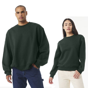 Sudadera Unisex BELLA + CANVAS 4711 de 10 oz, Cuello Redondo, Felpa Premium 100% Algodón, Personalizable - Product Image 1