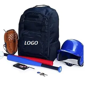 Beyzbol aşınma ve dişli komple kiti çanta takım erkek kriket kiti çanta spor ekipmanı büyük dişli beyzbol silindir çanta