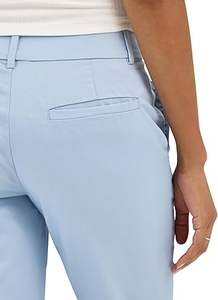 ชุดเดรสทรงบานกางเกงเอวสูงสำหรับผู้หญิงทรงตรงเรียบใส่สบายกางเกงเดรสทางการระบายอากาศได้ดี - Product Image 4