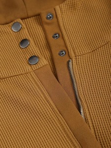 แจ็คเก็ตวินเทจสำหรับผู้หญิงเสื้อแจ็กเก็ตระบายอากาศสั้นกระเป๋าด้านหน้าลายสก๊อตกระดุมแถวเดียว - Product Image 4