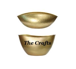Stainless Steel And Brass Chocolate <b>Bowl</b> With Deluxe Quality Round Shape Sweets <b>Snacks</b> <b>Bowl</b> At Good Price - Product Image 6