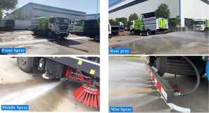 Camión de Barrido y Lavado de Carreteras a Precio Competitivo con Tanque de Agua y Tanque de Basura para una Limpieza Eficiente de Carreteras Urbanas - Product Image 5