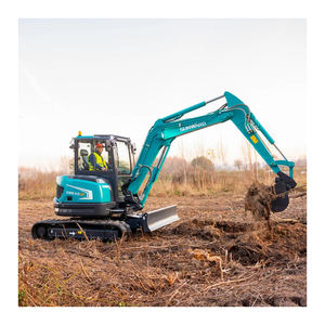 Mini-excavatrice d'occasion de 5 tonnes avec moteur, boîte de vitesses, pompe et moteur, haute efficacité, commandes fluides pour les travaux routiers/agricoles - Product Image 1