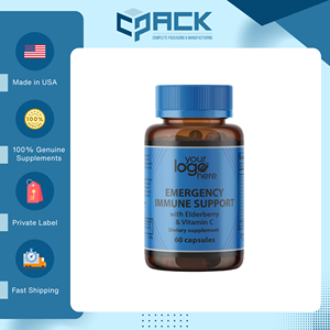 One Solution LLC Complejo de vitamina C Elderberry 60 cápsulas 2 cápsulas Soporte del sistema inmunológico Dietético - Product Image 2