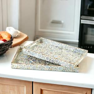 Bandeja de Servicio de Nácar de Alta Gama Más Vendida para Hoteles, Restaurantes y Entretenimiento en el Hogar, Disponible para Exportación - Product Image 5