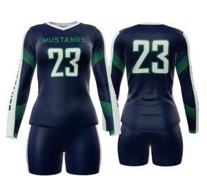 Uniforme de volley-ball de mode 2025 Design à la mode vêtements d'équipe personnalisés tissu léger évacuation de l'humidité OEM approvisionnement d'usine - Product Image 1