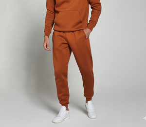 Survêtement unisexe en coton 100% lourd |   Tenue d'hiver de qualité supérieure |   Sweat-shirt et pantalon de survêtement personnalisables avec doublure en polaire - Product Image 5