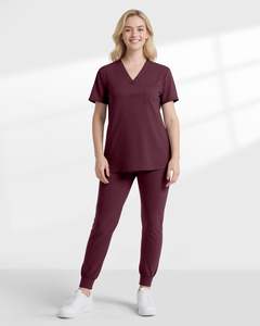 Confort Fit Scrubs Uniformes Ensembles En Gros Coton Polyester Survêtement Pantalon Médecins Infirmières Hôpital Médical Gommage Costumes 2025 - Product Image 3