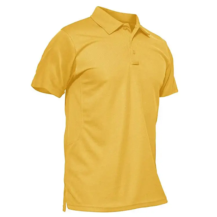 Garment Manufactures Men's Quick Dry Fishing Polo Shirts Custom Logo, Moisture Wicking Hiking Combat Tactical Polo Shirt