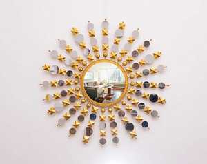 Espejo de pared decorativo moderno de alta calidad, resistente a la oxidación y a la intemperie, ideal para baño y sala de estar. - Product Image 1