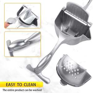 Presse-jus en alliage d'aluminium robuste de qualité supérieure Design antidérapant ergonomique Ustensiles de cuisine portables de qualité commerciale - Product Image 6