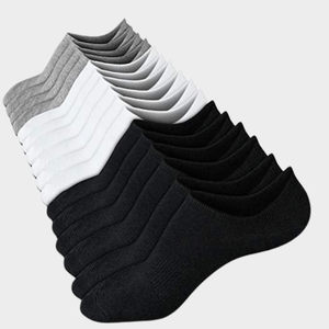 Chaussettes de cheville athlétiques confortables unisexes 100% coton avec logo coloré imprimé design chaussettes tricotées sportives quotidiennes antidérapantes jetables - Product Image 2