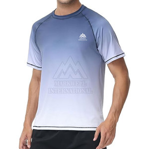 Ropa de Compresión para Hombre, Camiseta de Protección Solar Personalizada para Venta al por Mayor, Camiseta de Protección Solar de Secado Rápido de la Mejor Calidad - Product Image 2