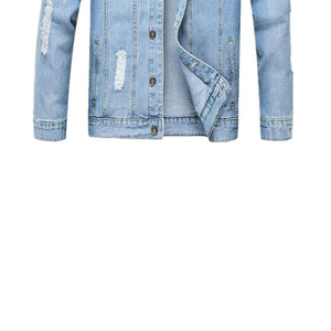 Chaquetas de mezclilla asequibles para hombres a la venta a granel, prendas de vestir exteriores de algodón duraderas, ideales para minoristas de moda o suministro de uniformes de trabajo - Product Image 5