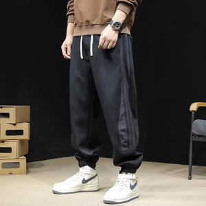 Conception de logo personnalisé OEM pantalons décontractés légers de grande taille pour hommes et jeunes printemps automne pantalons de sport coniques amples - Product Image 2