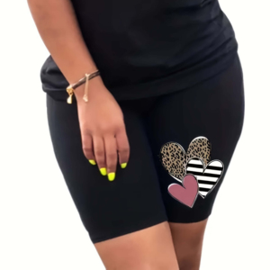 Ensemble deux pièces personnalisé pour femmes, t-shirt et short en polyester/coton respirant et imperméable, tenue décontractée d'été pour la rue - Product Image 2