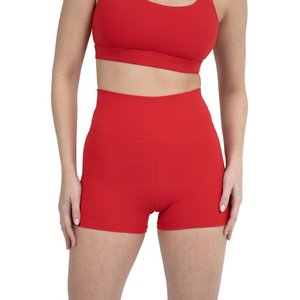 Pantalones cortos de Yoga Cruz cintura alta Levantamiento de cadera Nylon gimnasio corto Yoga Fitness mujeres ciclismo apretado elástico transpirable deportes pantalones cortos - Product Image 5