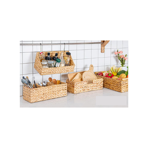 Panier de rangement pour ustensiles en jonc de mer, écologique, durable, fait main, King Craft Viet Vietnam - Product Image 4