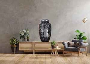 Aluminium Cremation Urn <b>for</b> Human <b>Ashes</b> Adult Burial <b>for</b> Women Men Urns <b>for</b> Female Decorative Urns - Product Image 6