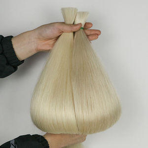 มัดผมมนุษย์แบบตรงติดกระดูกผมตรงแบบดึงสองชั้นเป็นมิตรกับสิ่งแวดล้อม - Product Image 4