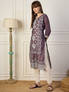 Kurtis de Algodón de Excelente Calidad, Atuendo Étnico de Fusión Tradicional y Moderna para Mujer, Disponible para la Venta desde India - Product Image 2