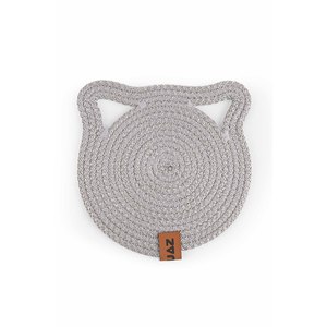 Alfombra Redonda Pequeña de Yute de 17*17 cm para Mascotas, Multiusos, para Comida de Perros y Gatos, Base de Mimbre, Multicolor - Product Image 3