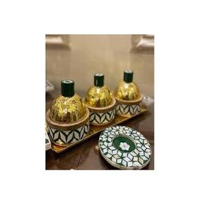 Quemador de Incienso con Incrustaciones de Nácar, Quemador de Incienso con Incrustaciones de Hueso, Bandeja de Nácar 2025, Caja de Resina Medkhan, Quemador Mubkhar, Juego de Regalo - Product Image 1