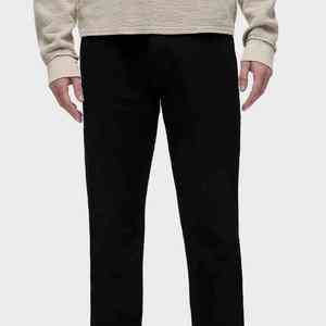 Pantalones vaqueros negros de pierna recta clásicos de alta calidad para hombre, pantalones vaqueros informales duraderos y elegantes - Product Image 6