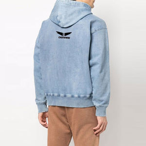 Sweat-shirt à capuche avec logo personnalisé pour hommes, broderie bouffante, solide, épais, lourd 500 460 400 g/m², technique hivernale à épaules tombantes - Product Image 6