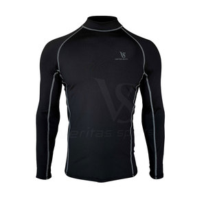 เสื้อแรชการ์ดผู้ชายทรงสลิมฟิต ระบายอากาศได้ดี แขนยาว ผลิตจากผ้าสแปนเด็กซ์/โพลีเอสเตอร์ คุณภาพสูง VERITAS SPORTS สำหรับการฝึกซ้อมสำหรับผู้ใหญ่ ลดราคาสุดพิเศษ - Product Image 1