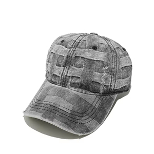 Gorras de Béisbol de Mezclilla Desgastada 100% Algodón, Personalizadas con Logotipo, Sin Estructura, Vintage, de Alta Calidad, Perfil Bajo, Ajustables - Product Image 4