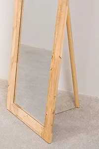 Espejo arqueado moderno, espejo de tocador, espejo de pie Rectangular de madera Natural, precio directo de fábrica, uso de pared para boda - Product Image 6