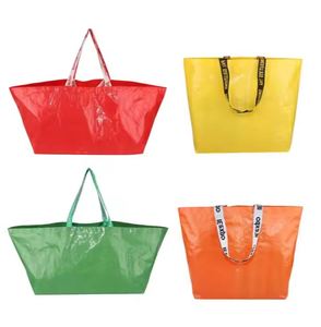 Bolsas de compras laminadas tejidas Pp impermeables reutilizables de origen de Vietnam con logotipos personalizados Bolsas de compras laminadas con impresión - Product Image 6