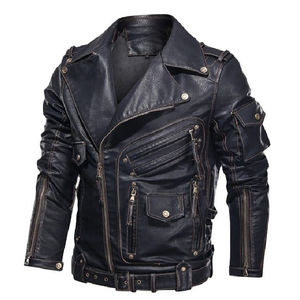 Chaqueta de cuero de alta calidad para hombre hecha con material alto Producto de venta superior Chaqueta de cuero para hombre al mejor precio Chaqueta de cuero - Product Image 2