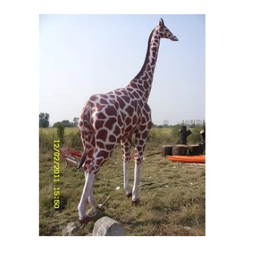 2025 esculturas de estatua de jirafa decorativas de jardín grande para suministros de jardín a la venta - Product Image 2