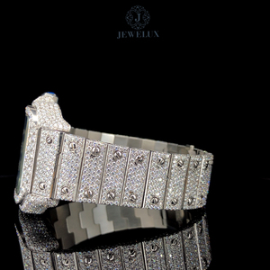 Reloj analógico de lujo más vendido para hombre, elegante banda de acero inoxidable, diseño de esfera pulida con acento de diamante, cantidad disponible a granel - Product Image 2