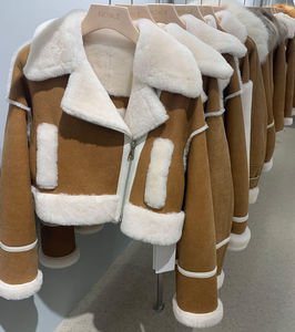 Nouveau design Veste d'hiver épaisse et chaude en fausse fourrure Vestes en peau de mouton de haute qualité - Product Image 3