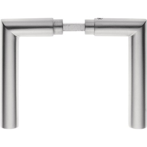 168 Z Stainless Steel F00 Square 8 mm Door Handle Pair for Blinds <b>Shades</b> & Shutters - Product Image 1