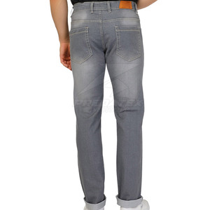 Customized Casual Men's Jeans Pants Mid Waist Medium Wash Unique Design Breathable Lightweight Corduroy Fabric 100% Cotton - Product Image 3