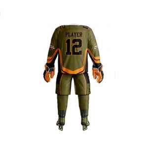 Uniformes de hockey sobre hielo para hombres, conjuntos de hockey sobre hierba con diseño de logotipo personalizado, servicio de suministro OEM - Product Image 1