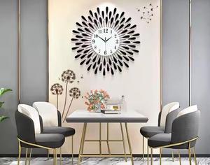 Reloj de pared de aguja 3D de Metal grande, diseño Art Deco de lujo, reloj de pared grande moderno, Relojes de pared decorativos de Metal de mediados de siglo - Product Image 6