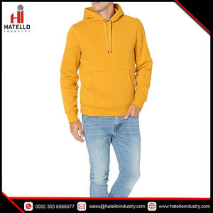 Sweat-shirt à capuche en polaire pour homme, Logo imprimé personnalisé, sweat-shirt d'hiver en coton vierge - Product Image 3