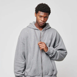 Venta al por mayor logotipo personalizado diseño de ropa casual Sudadera con capucha para los hombres de gran tamaño mejor calidad de diseño de los hombres sudaderas con cremallera - Product Image 2