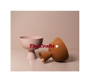 Cuenco para servir de color dorado de aluminio con soporte para el hogar, restaurante y Hotel, cuenco de chocolate a los mejores precios - Product Image 2