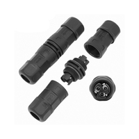 Connecteur de câble d'alimentation ABS/PC 10A de haute qualité, fixation par vis, IP53, 2P, connexion directe, adaptateur de connexions de fils étanche